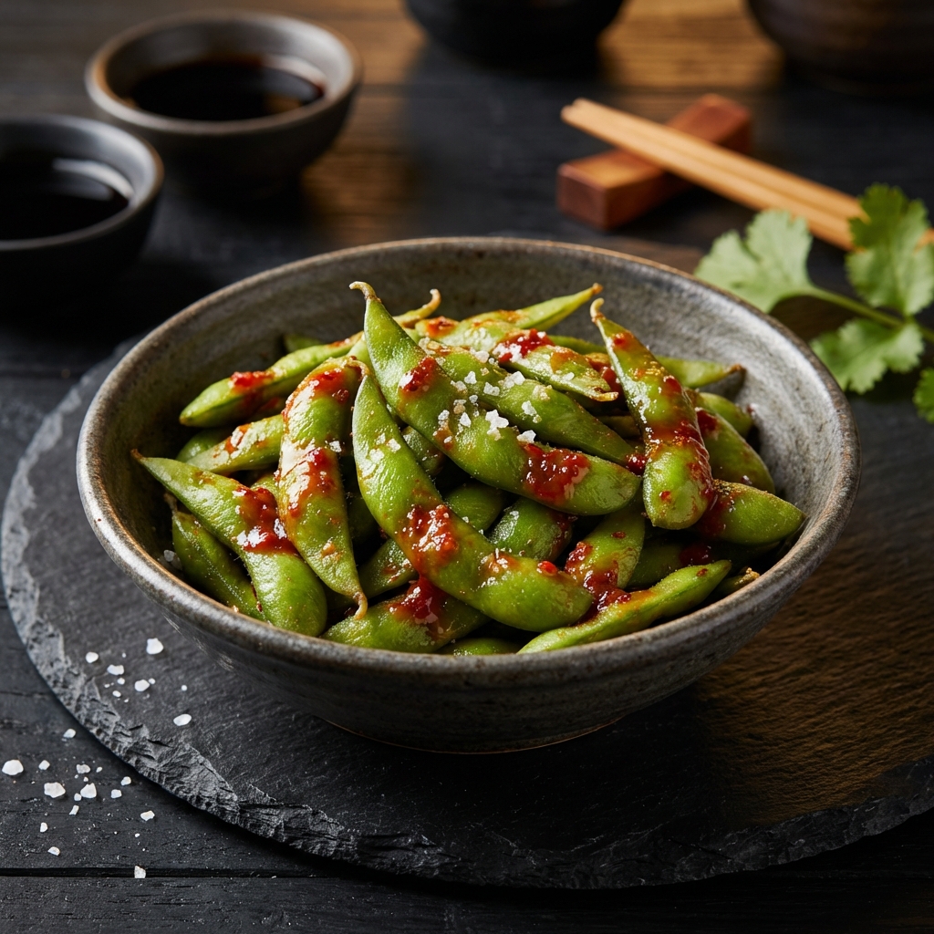 Acı Soslu Edamame