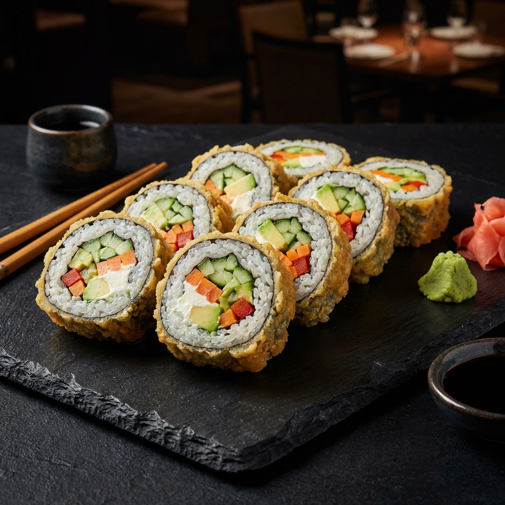 Vejetaryen Tempura Roll
